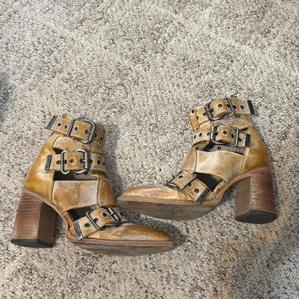 Freebird boots mustard yellow